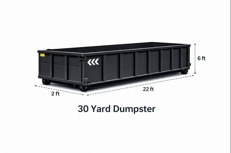 30 yard roll-off dumpster